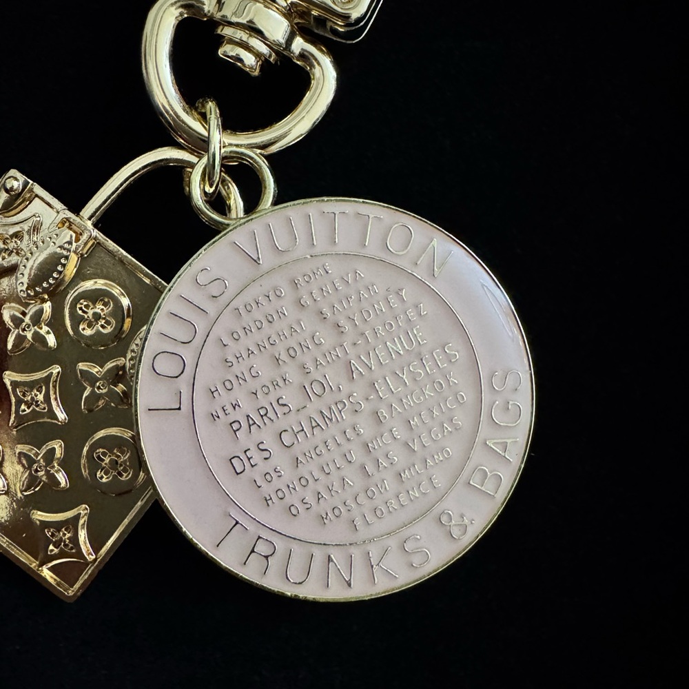LOUIS VUITTON KEY CHAIN BAG CHARM - Picture 3 of 3